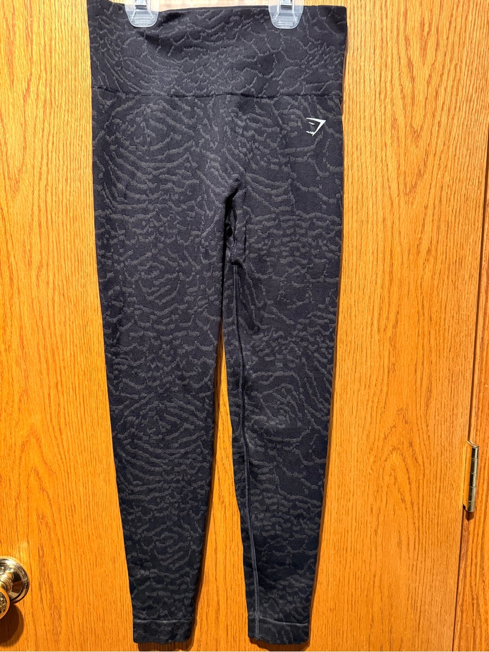 Gymshark Black Textured High-Waist Leggings